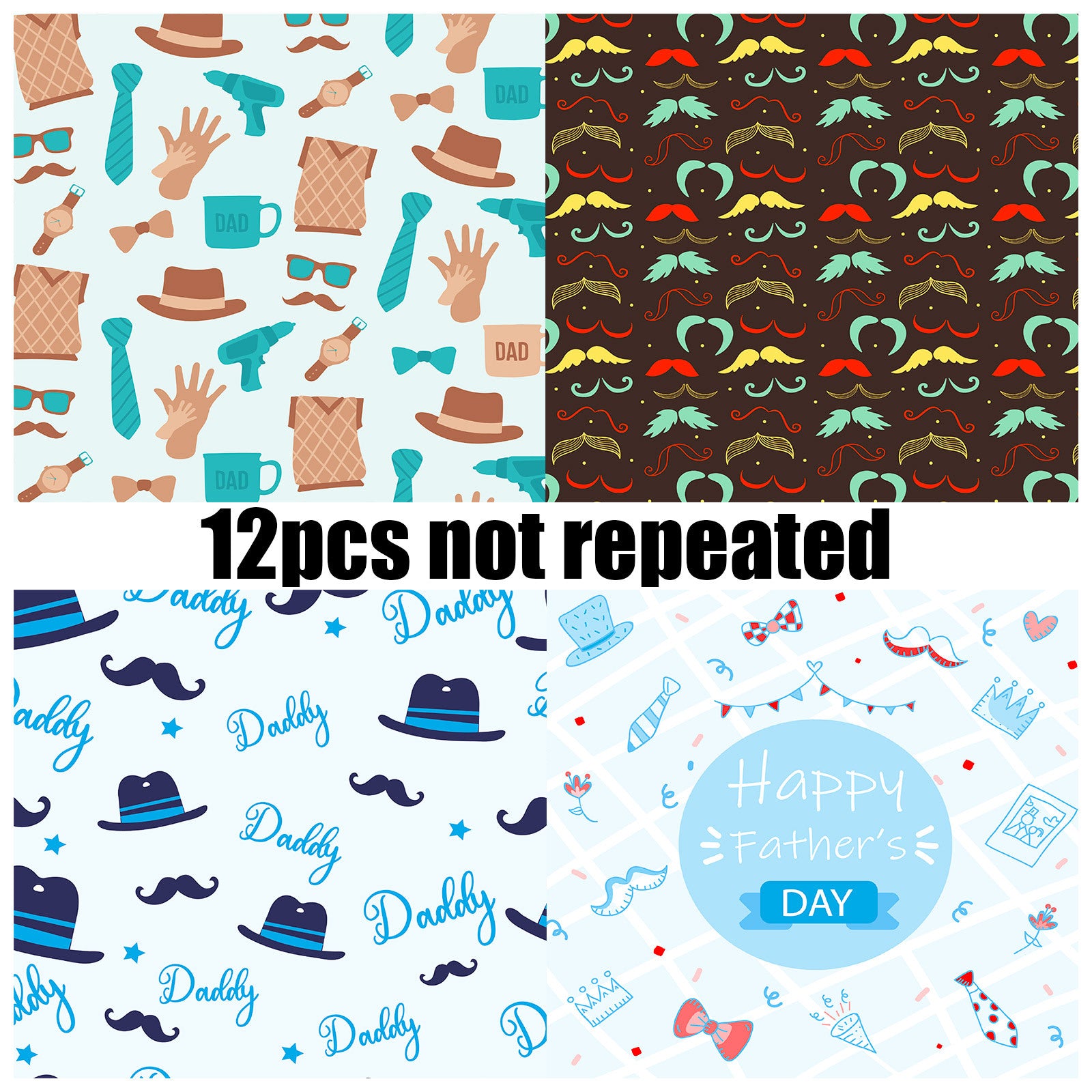 Wholesale of Father's Day Decorative Material Paper